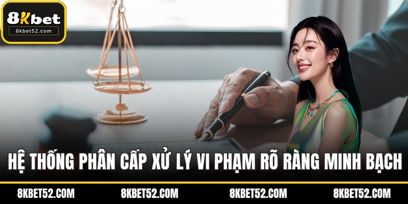 Hệ thống phân cấp xử lý vi phạm rõ ràng minh bạch