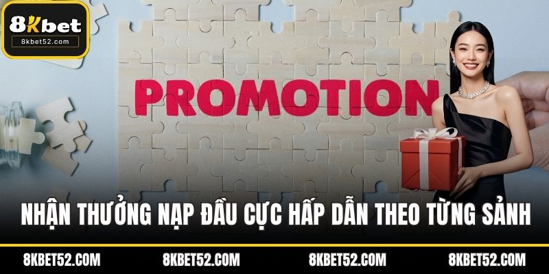 Nhận thưởng nạp đầu cực hấp dẫn theo từng sảnh chơi
